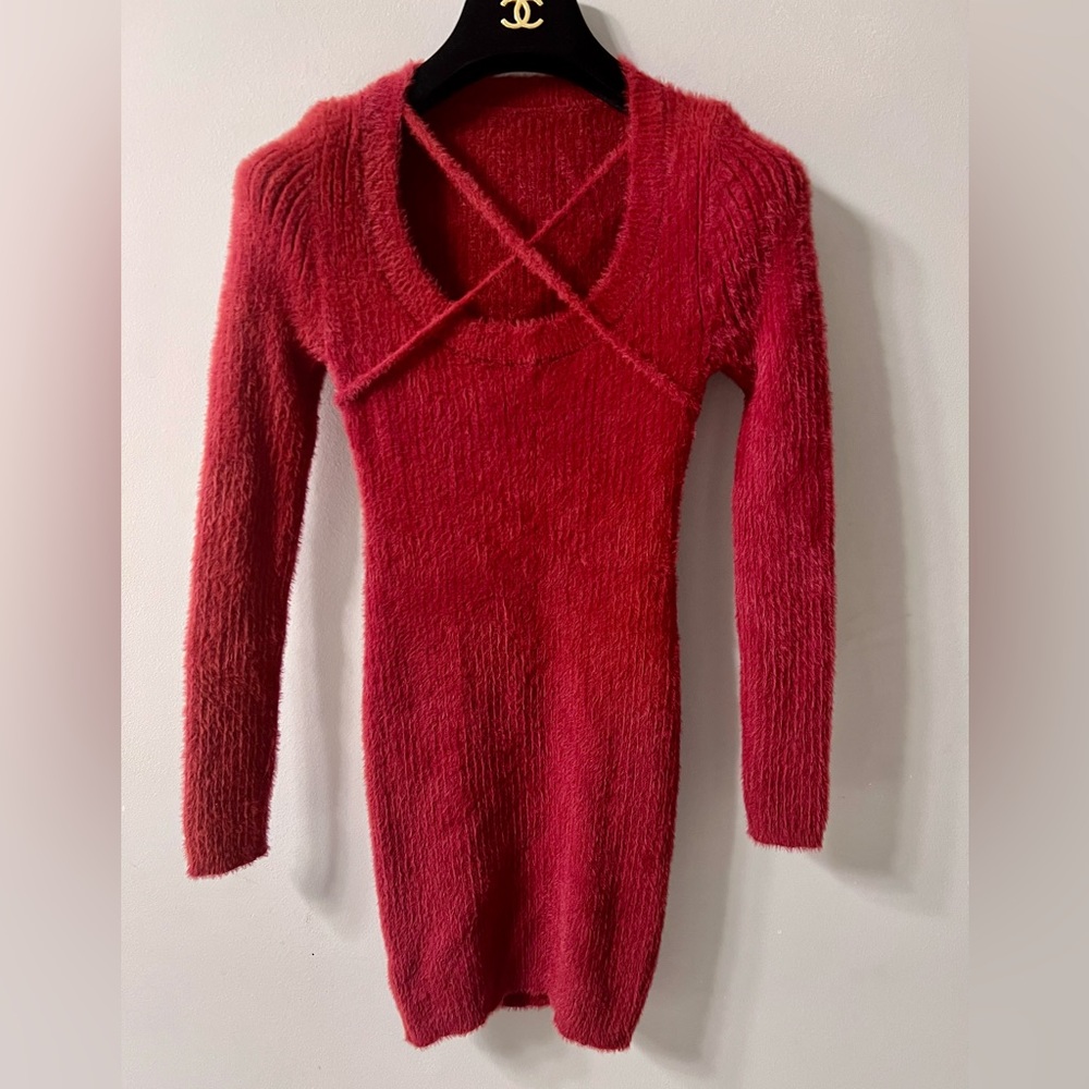 Chic Red Mini Dress